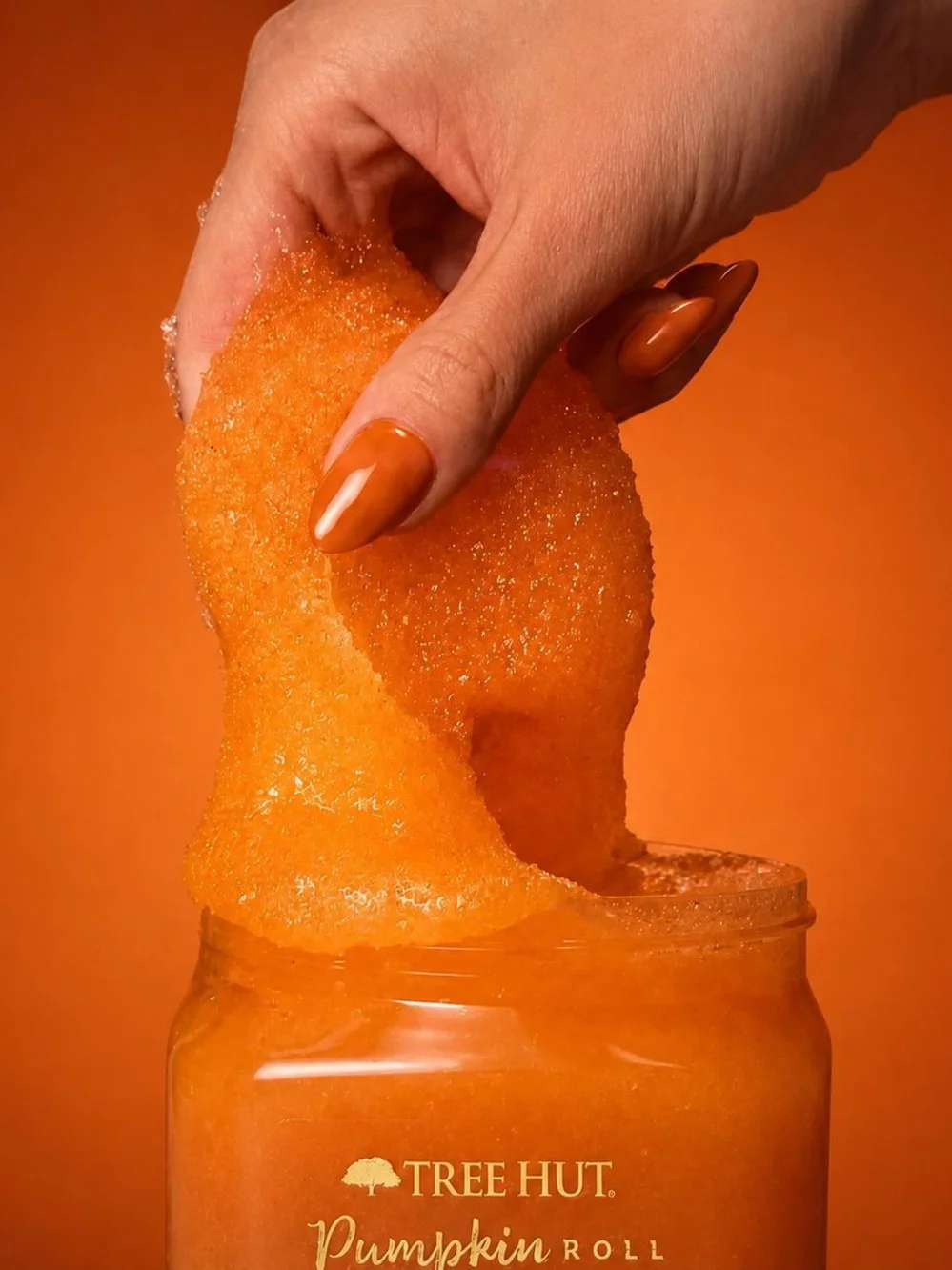 Tree Hut Pumpkin Roll Shea Sugar Scrub - Orange Exfoliant